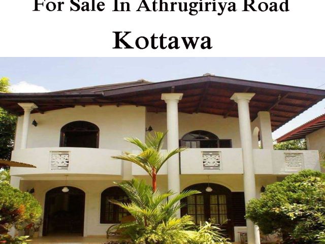 Two Story Modern House For Sale in Athurugiriya Road Kottawa – photo 1