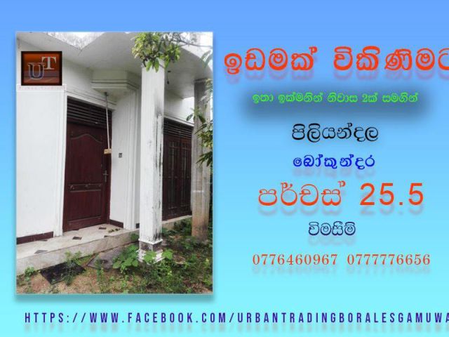 Land and 2 Houses For Sale in Piliyandala