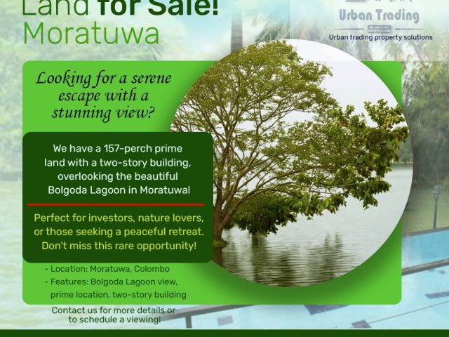 Bolgoda Lake View Prime Land for Sale! Moratuwa